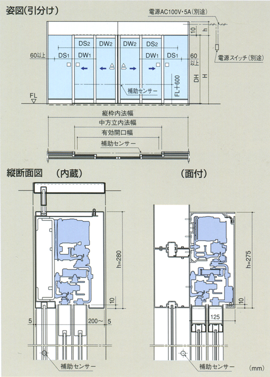 ロスカドア フレーム 図面